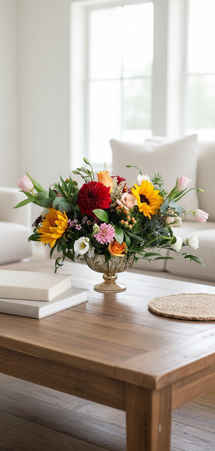 Fresh floral arrangement