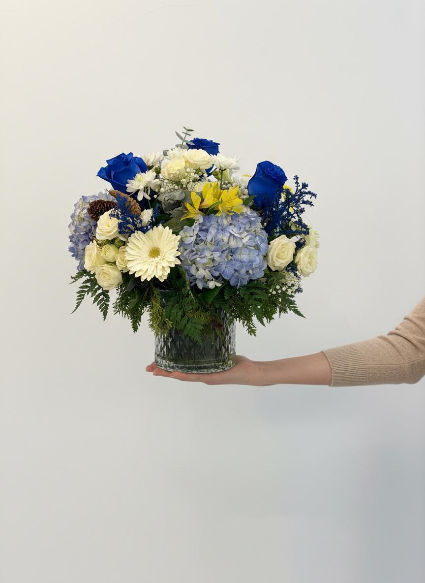 Handcrafted bouquet detail